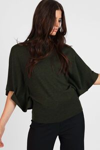 Storm Batwing Roll Neck Merino Sweater