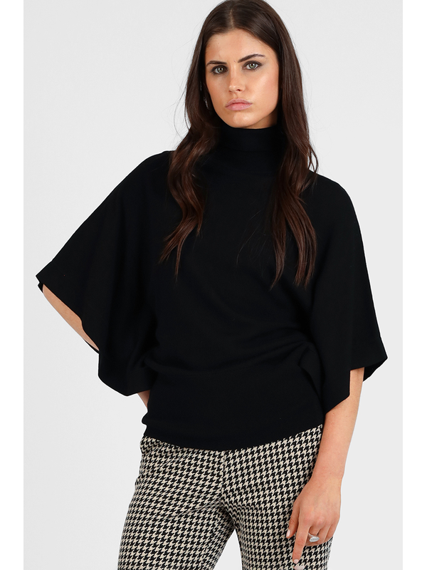 Storm Batwing Roll Neck Merino Sweater