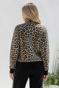 Miracle Leopard Knit Zip Up 