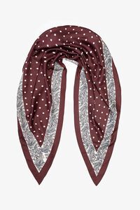 Antler Triangle Scarf Merlot Spot