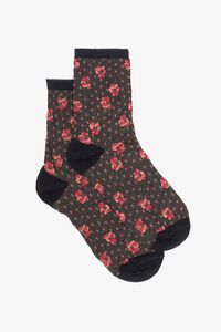 Antler Posy Dot Sock