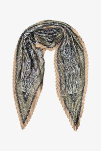 Antler Pleated Scarf Olivette