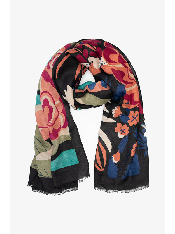 Antler Graphic Bloom Scarf