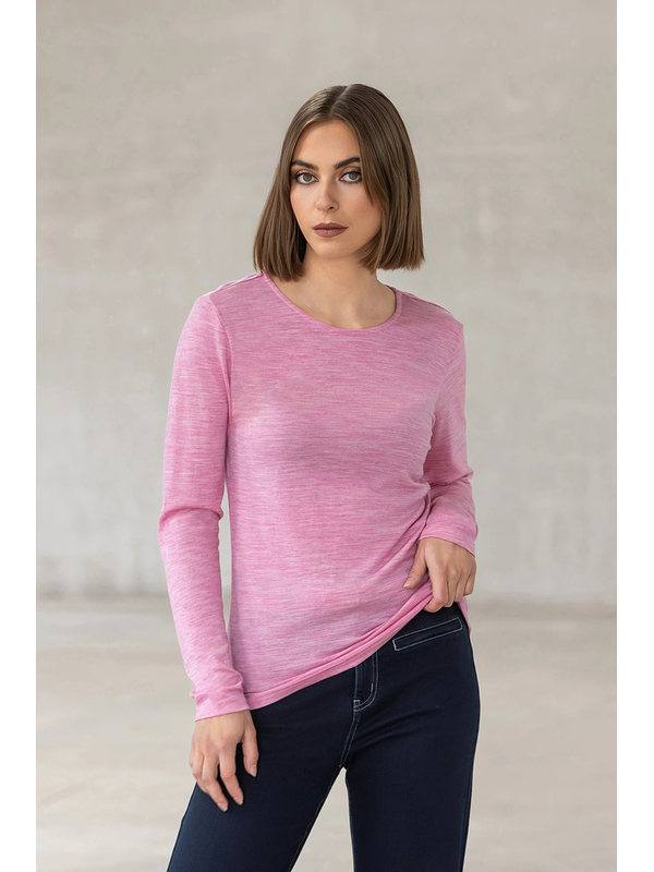 Vassalli Tori Merino Basic Crew Neck Top
