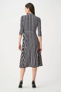 Joseph Ribkoff Printed Silky Knit Fit & Flare Dress
