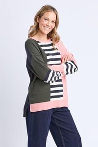 Elm Freja Block Stripe Knit