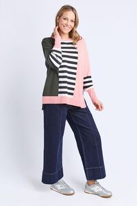 Elm Freja Block Stripe Knit