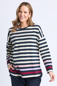 Elm Retreat LS Stripe Tee