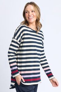 Elm Retreat LS Stripe Tee