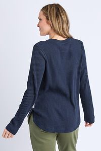 Elm Veronica Rib LS Tee