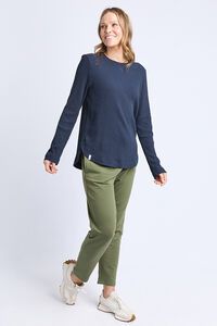 Elm Veronica Rib LS Tee