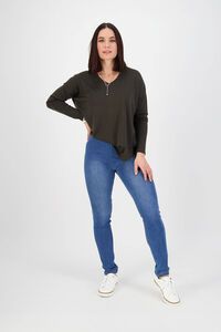 Vassalli Origin Skinny Pull On Denim Pant 