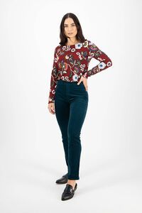 Vassalli Bay Slim Cord Pull On Pant