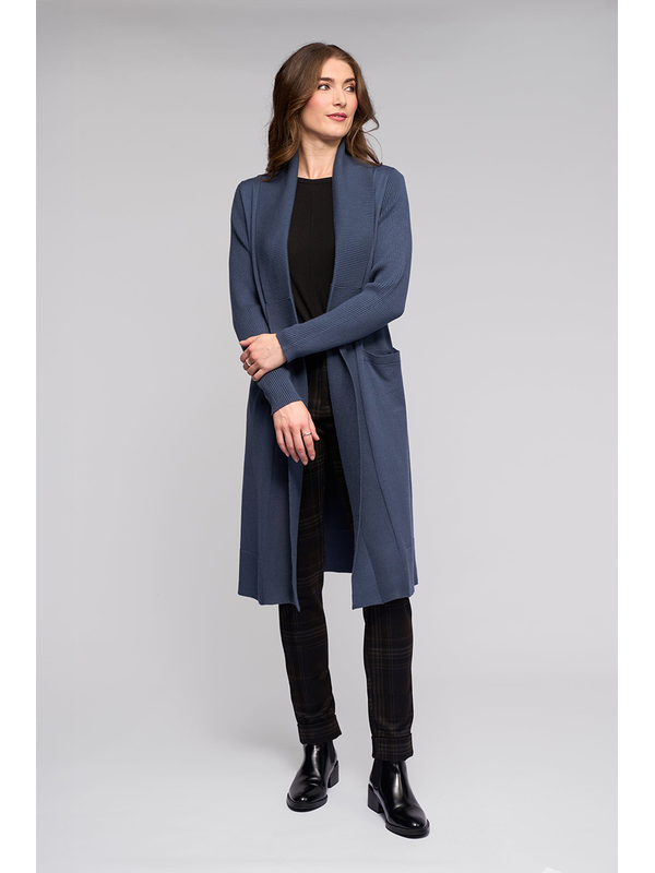 Vassalli Longline Cardi With Pockets