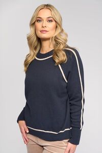Vassalli Zane Contrast Trim Sweater