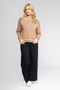 Vassalli Zane Contrast Trim Sweater
