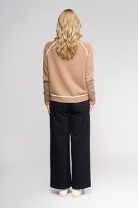Vassalli Zane Contrast Trim Sweater