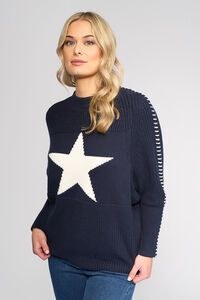 Vassalli Star Batwing Sweater