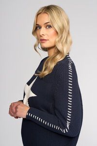 Vassalli Star Batwing Sweater