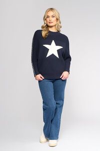 Vassalli Star Batwing Sweater