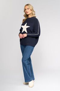 Vassalli Star Batwing Sweater