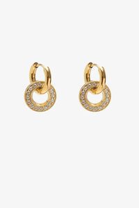 Antler Halo Huggie Earrings