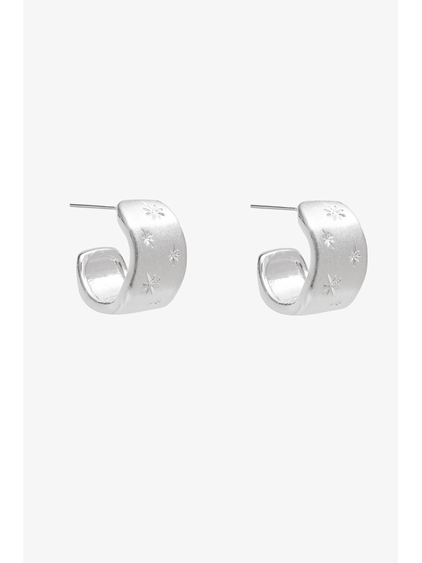 Antler Starfall Hoop Earring