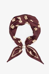 Antler Pearl Bow Marigold Neck Tie 