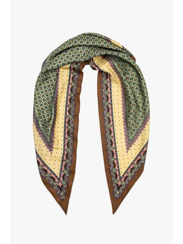 Antler Indira Olive Triangle Scarf