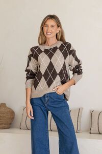 Miss Marlow Argyle Knit