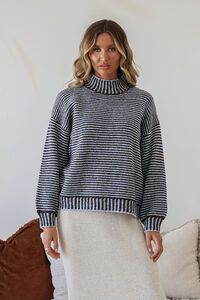 Miss Marlow Contrast Stripe Billie Knit