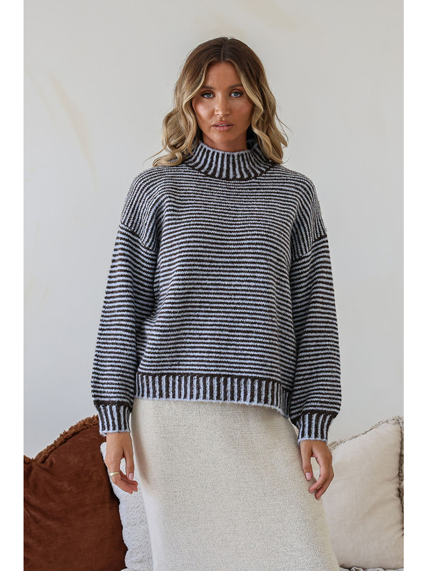 Miss Marlow Contrast Stripe Billie Knit