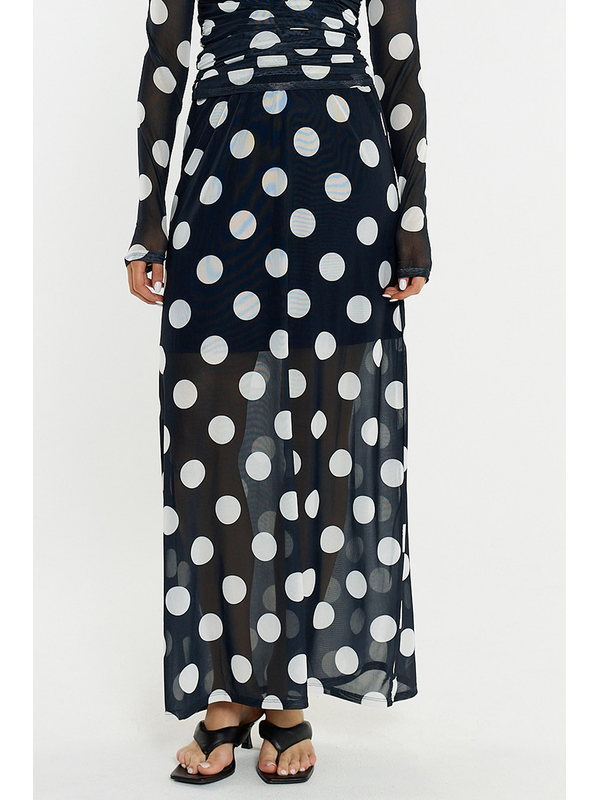 Sass Pammie Mesh Spot Skirt
