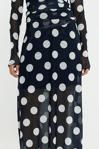 Sass Pammie Mesh Spot Skirt