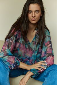 Sass Willow Tie Front Blouse
