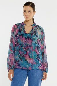 Sass Willow Tie Front Blouse
