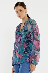 Sass Willow Tie Front Blouse