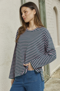 Betty Basics Vienna Stripe Tee
