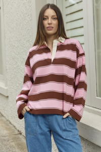 Betty Basics Roland Rugby Top