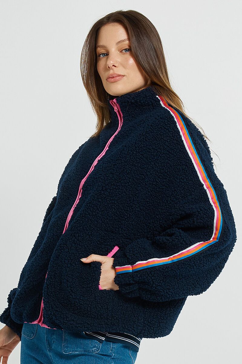 bettyblue03 Betty Basics Aubrey Fleece Jacket - Preen Clothing