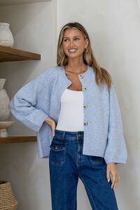 Miss Marlow Long Sleeve Lennox Button Cardi