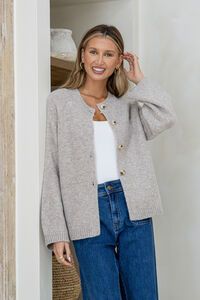 Miss Marlow Long Sleeve Lennox Button Cardi