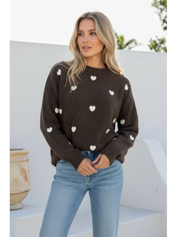 Miss Marlow Heart Knit
