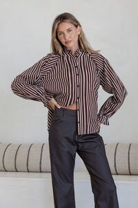 White Poetry Pleat Long Sleeve Sorrento Shirt 