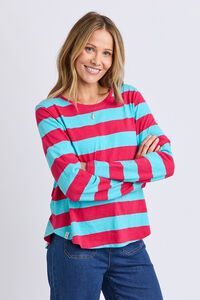 Elm Spritz Stripe Long Sleeve Tee