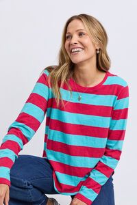 Elm Spritz Stripe Long Sleeve Tee