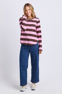 Elm Spritz Stripe Long Sleeve Tee