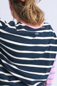 Elm Marta Stripe LS Stripe Tee