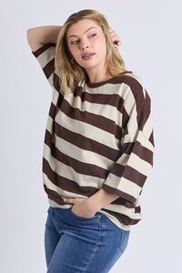 Elm Mazie Block Stripe Sweat