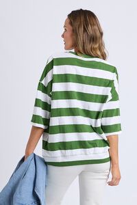 Elm Mazie Block Stripe Sweat